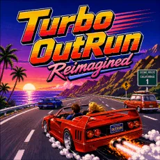 Turbo OutRun Reimagined game Play Turbo OutRun Reimagined game