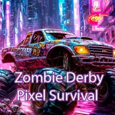 Play Zombie Derby Pixel Survival game